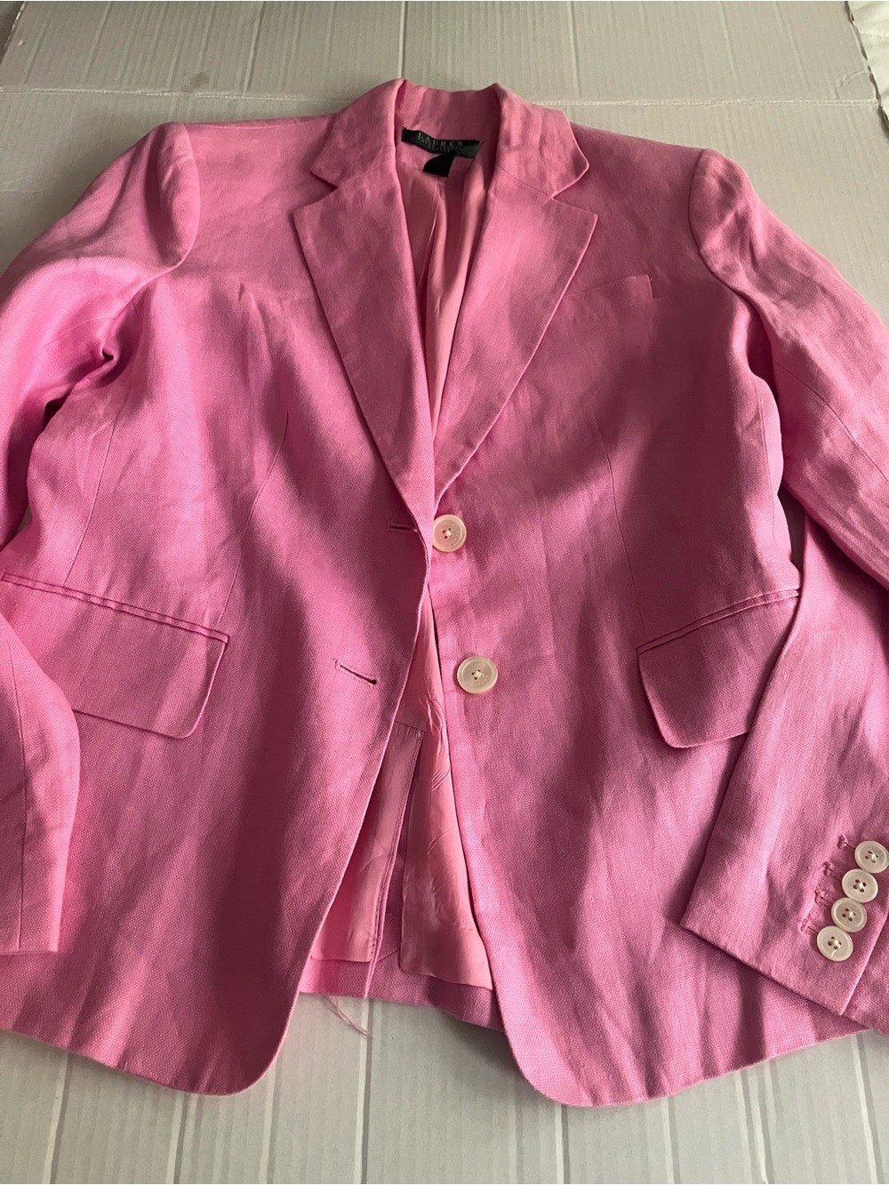 Ralph Lauren Petite Pink Women's Blazer